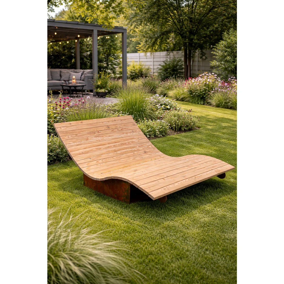 Lettino doppio Venlo in vero legno