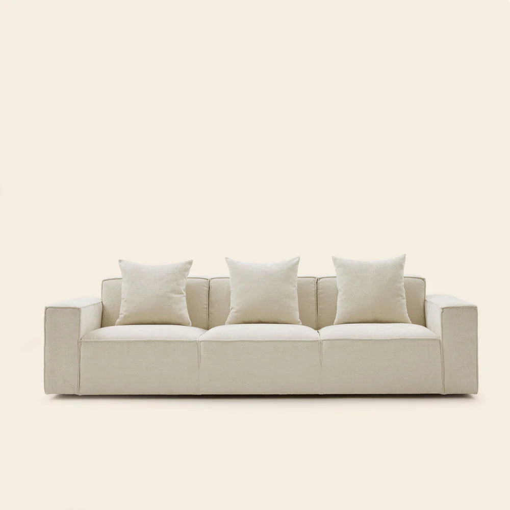 Divano Canapé 3 posti DYONIS in ciniglia 4 bellissimi colori