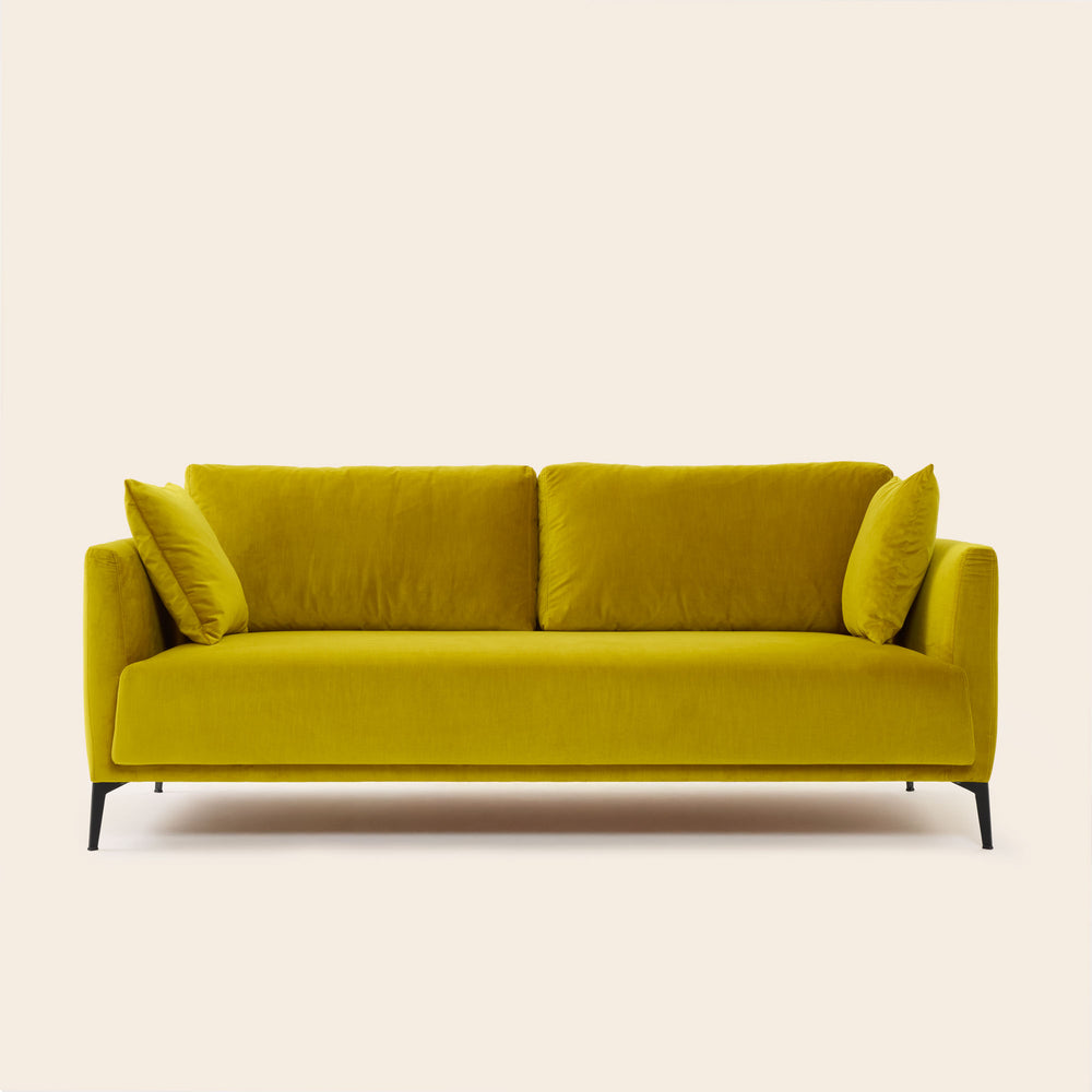 Divano  Canapé 3 posti ODELLE  velluto 7 bellissimi colori