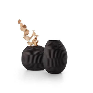 Set di 2 Vasi NOIR