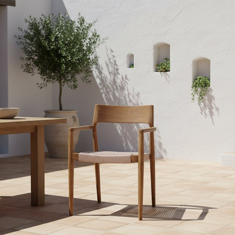 Sedia da giardino Freya con bracciolo 4 modelli