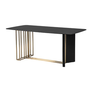 Tavolo da pranzo Pietra Acciaio inox. Calcis 180x90x77cm