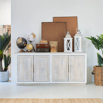 Credenza in legno massello Antigua 193 cm