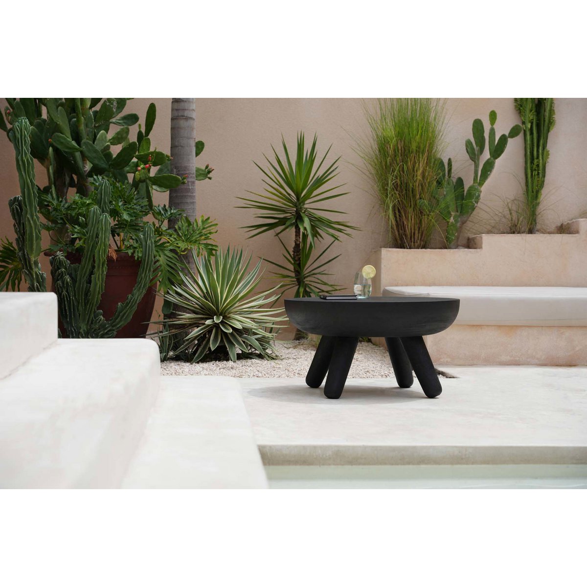 Tavolino da caffè Losten - Nero