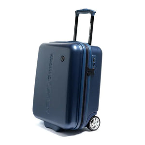 Trolley Cabin Momo Design Blu Nero ABS Zip 35x42x22 cm