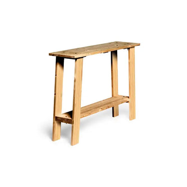 MESA DE COMEDOR EXTENSIBLE EN PORCELANATO Y MADERA DE NOGAL 