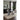 Tavolo da pranzo 240x100 cm, piano in massello di Mango, struttura in metallo Cross Base nero