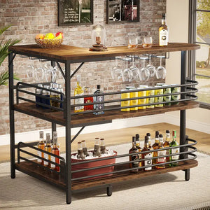 MESA DE COMEDOR EXTENSIBLE EN PORCELANATO Y MADERA DE NOGAL 