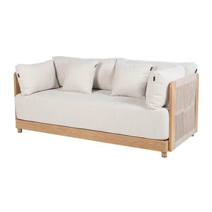 DIVANO 2 POSTI ALLUMINIO CORDA 188x88x69 CM