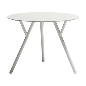 TAVOLO AUSILIARIO IN ALLUMINIO GRIGIO 60x60x45 cm
