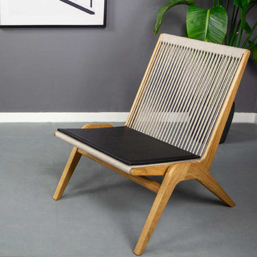 Sedia X Rovere Oliato / Beige