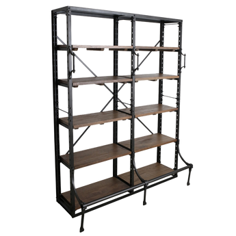 Industrial bookcase