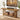 supporto per TV in legno massiccio, consolle in stile fattoria