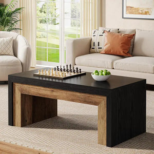 EXTENDING DINING TABLE IN PORCELAIN AND WALNUT WOOD 