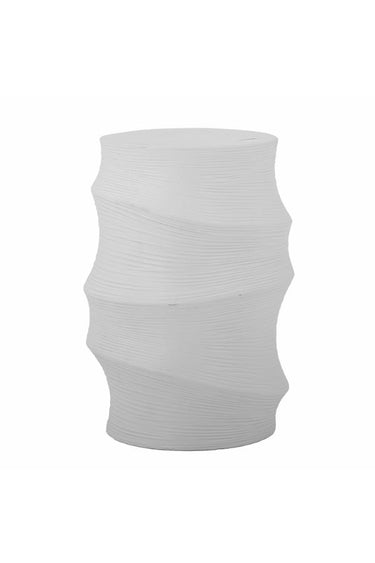 Tavolino Volise, bianco, in gres