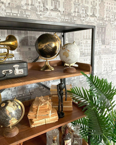 Libreria in ferro e legno Industrial Big 92 cm