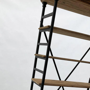 Libreria industriale in legno e ferro Boulangerie 115 cm