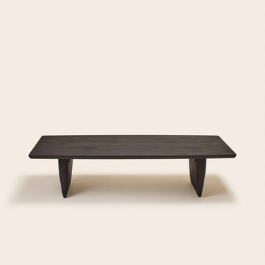 Tavolino da caffè in teak nero Lorri