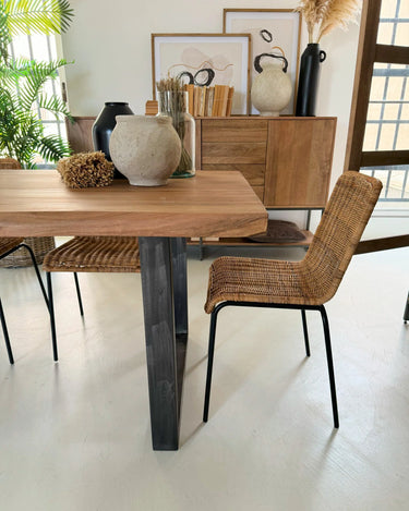 Tavolo in legno e ferro Chicago 180 cm