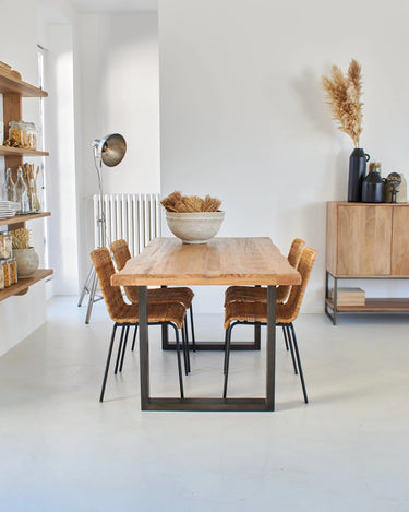 Tavolo in legno e ferro Hartford 160 cm